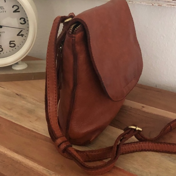 Marta Ponti Portugal Genuine Leather Handbag Crossbody Adjustable Strap - Picture 4 of 13